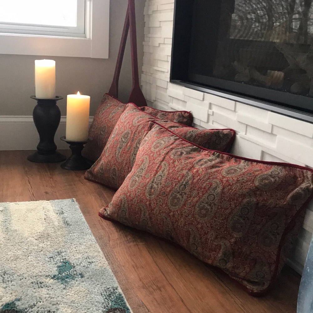 POTTERY BARN Paisley Pillow Covers